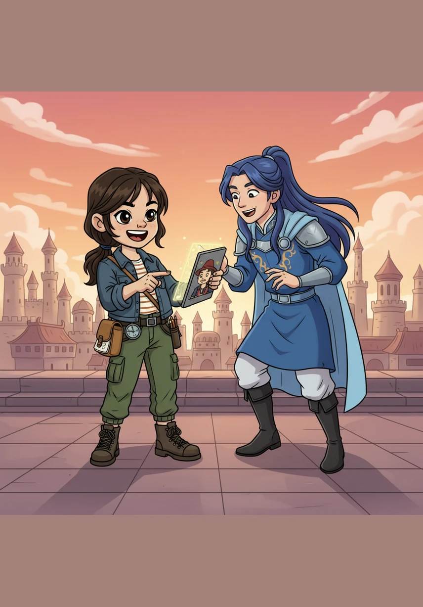 Jin chuckles softly and asks Mei if she brought a small net to catch the invisible spirits for the royal collection. Mei ignores his teasing and leans down to inspect a vase of rare, pale flowers sitting right next to a smoking incense burner.