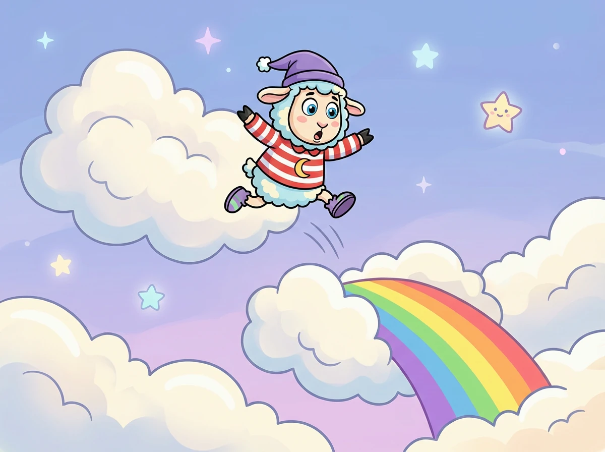 "But what is sleep?" Baa Baa asked, tilting his head. Professor Hoot explained, "When you're awake, you're conscious, aware of everything around you. When you sleep, you become unconscious, and your mind can wander in dreams."