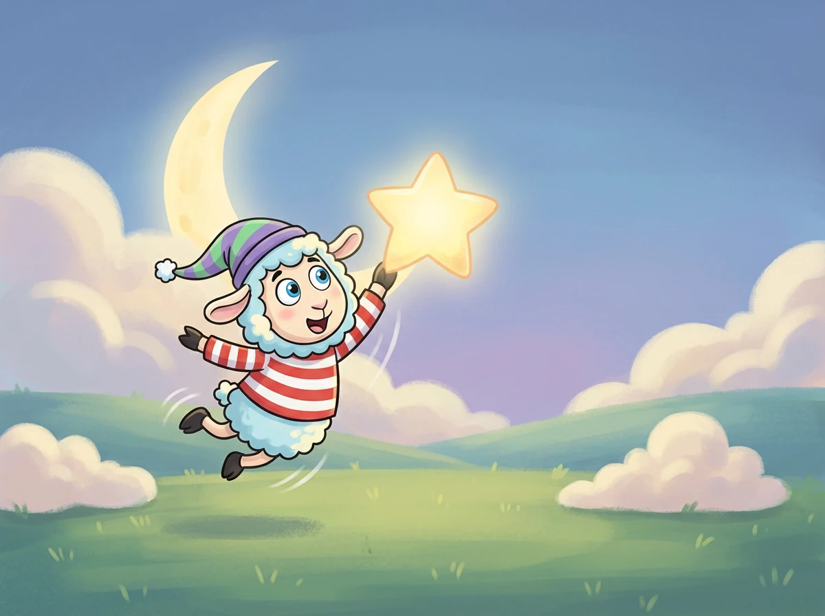 The sun began to rise, and Henrietta the hen clucked impatiently. "Baa Baa, your body has a sleep schedule called a circadian rhythm! It tells you when to be sleepy and when to wake up."