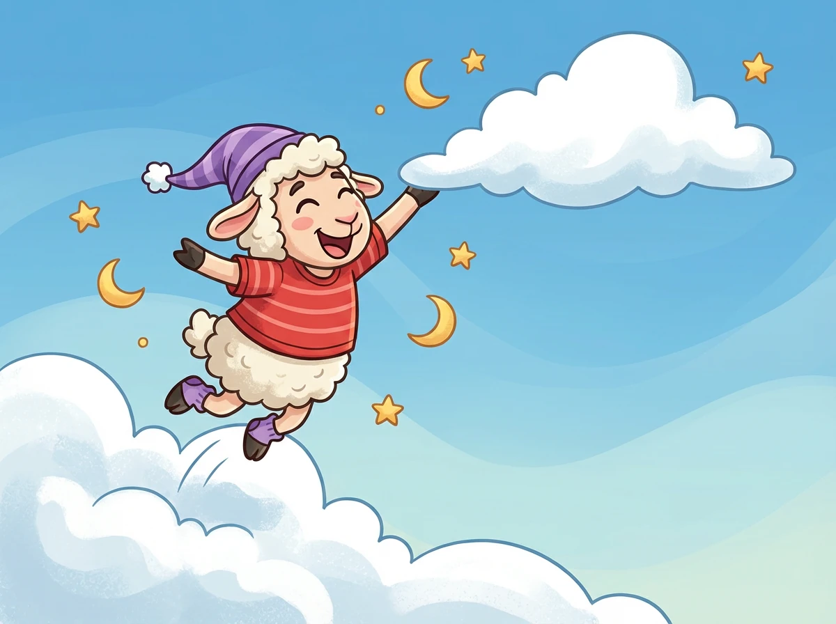 Professor Hoot suggested, "Try a little meditation, Baa Baa. Close your eyes and focus on your breathing."