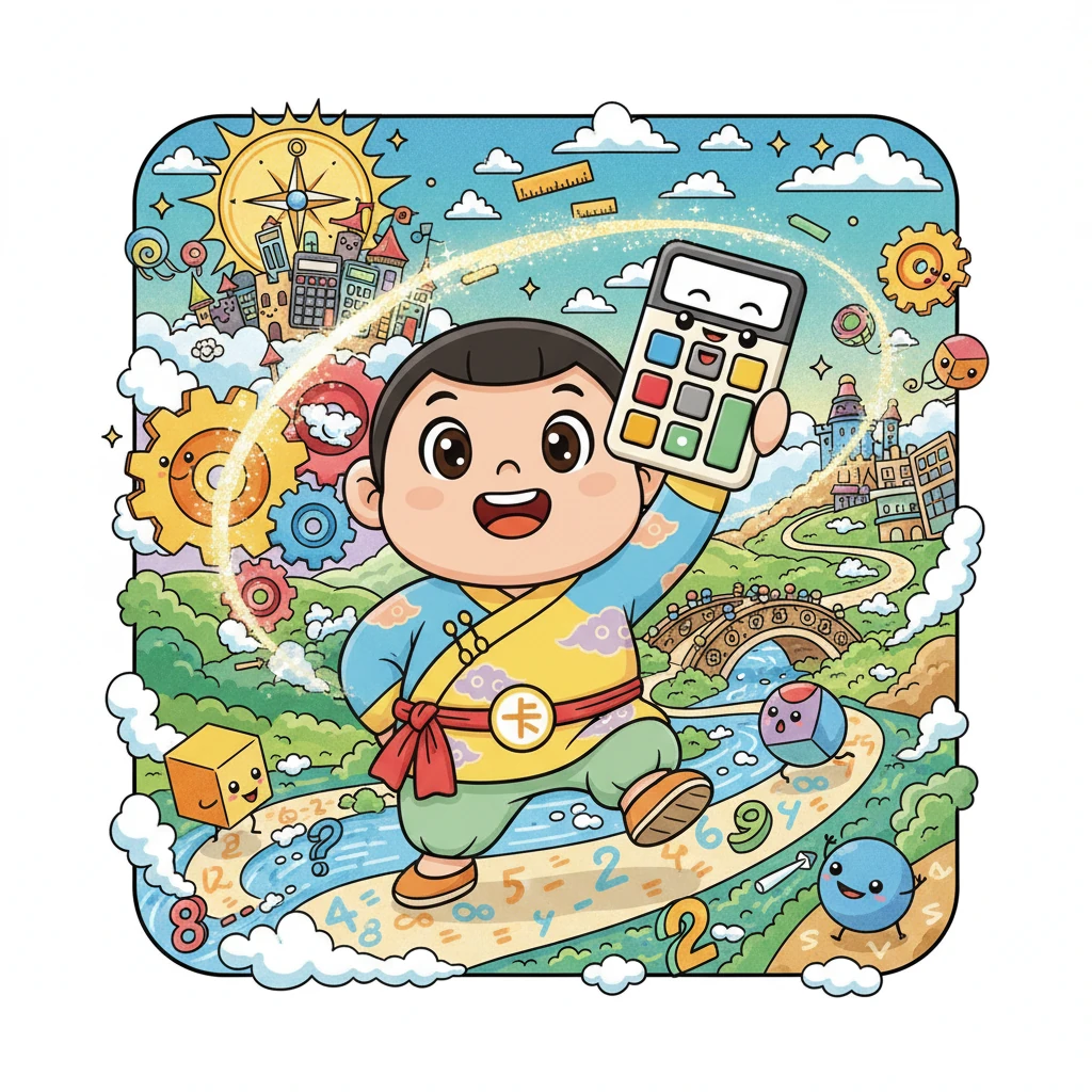 卡卡计算器的奇妙冒险 - Educational stories