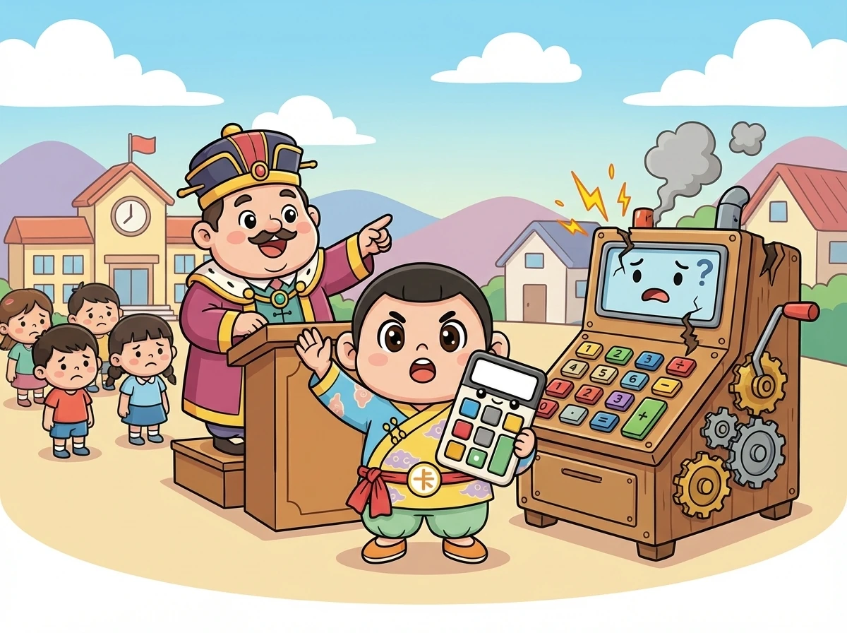 一天，镇长宣布了一个紧急任务：学校的算术题机器坏了，孩子们没法学习了！卡卡自告奋勇要修理它。