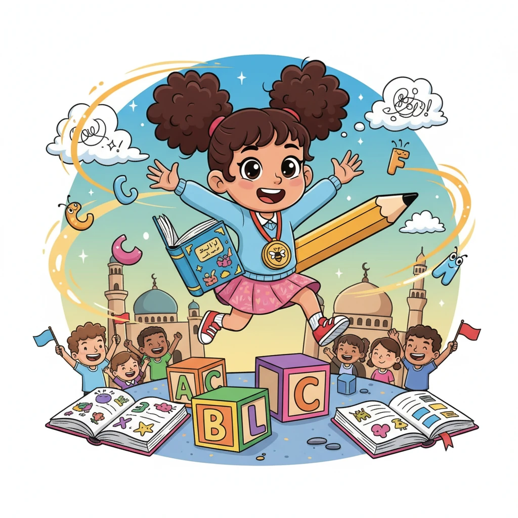 Layla's Farskour Spelling Bee Adventure - Educational stories