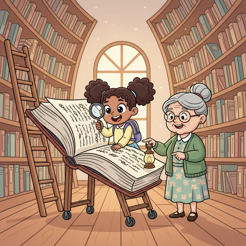 Layla spent hours at the local library, surrounded by towers of books. She made friends with the friendly librarian, who helped her find a giant dictionary filled with wonderful, new words. Layla felt like a word detective on an important mission.