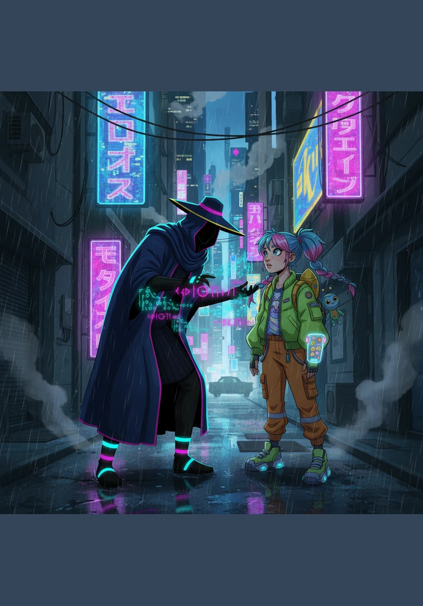 The stranger speaks in a low rumble, asking for a remedy for a persistent emptiness that no medicine can touch. As he reaches out, Elara notices his hands are etched with faint, glowing silver lines that pulse with a strange, rhythmic light.