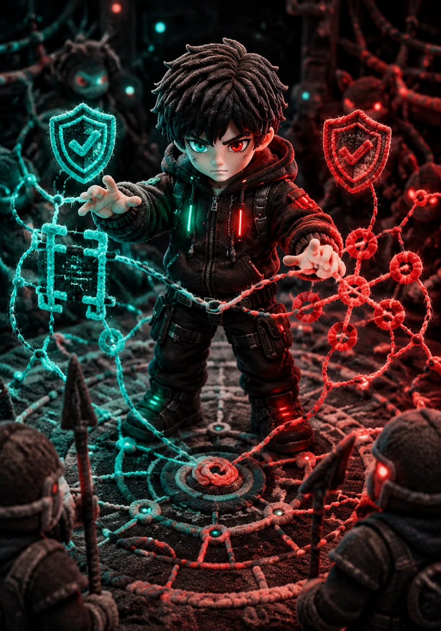 Deep within the logic, Cyrus weaves complex patterns of Regex, setting the unbreakable laws for uppercase letters and numerical symbols. These are the invisible guards that will protect the realm's data from the shadows of the network.