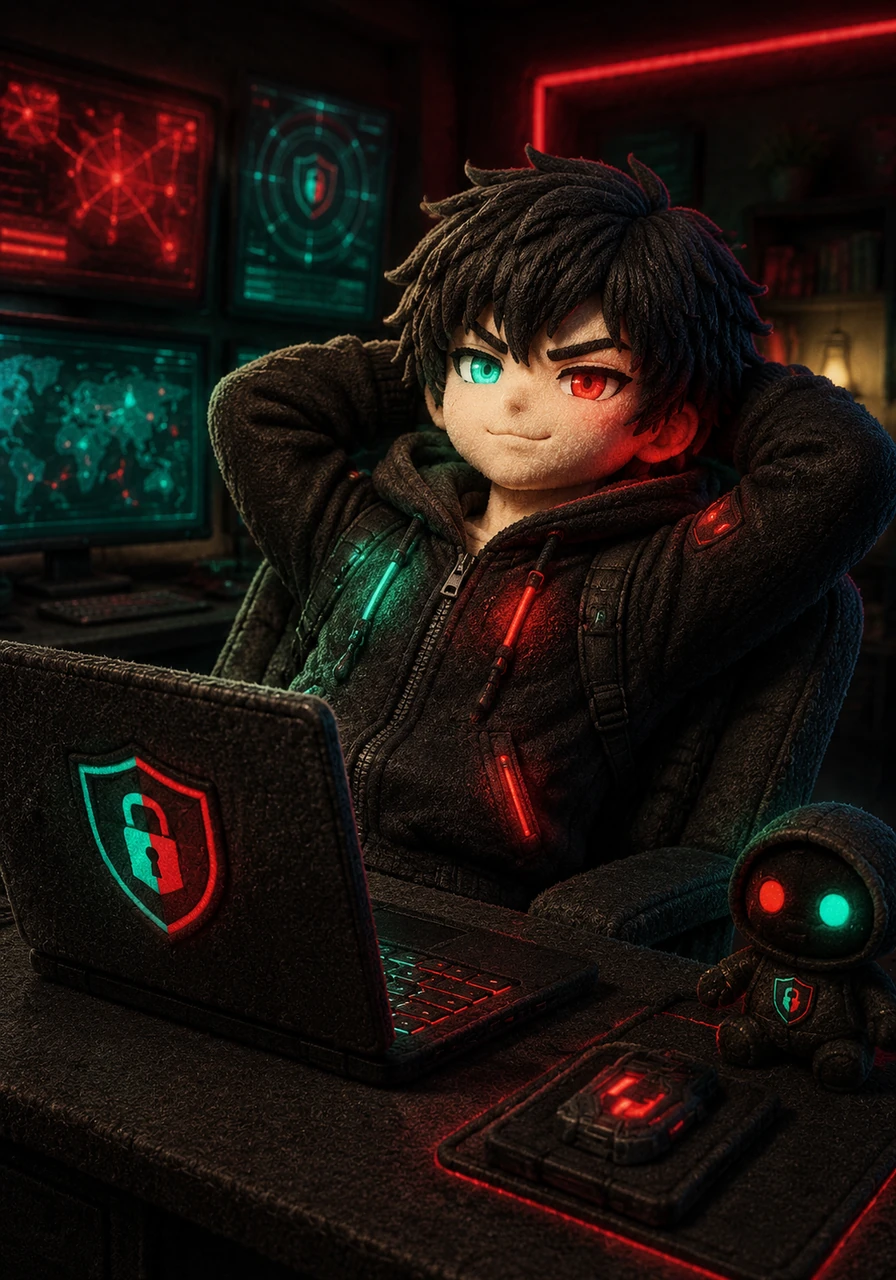 Cyrus leans back in his chair, satisfied with the clean, efficient code he has crafted for the digital world. The dark-themed security tool stands ready on his device, a perfect blend of high-end style and unbreakable logic.