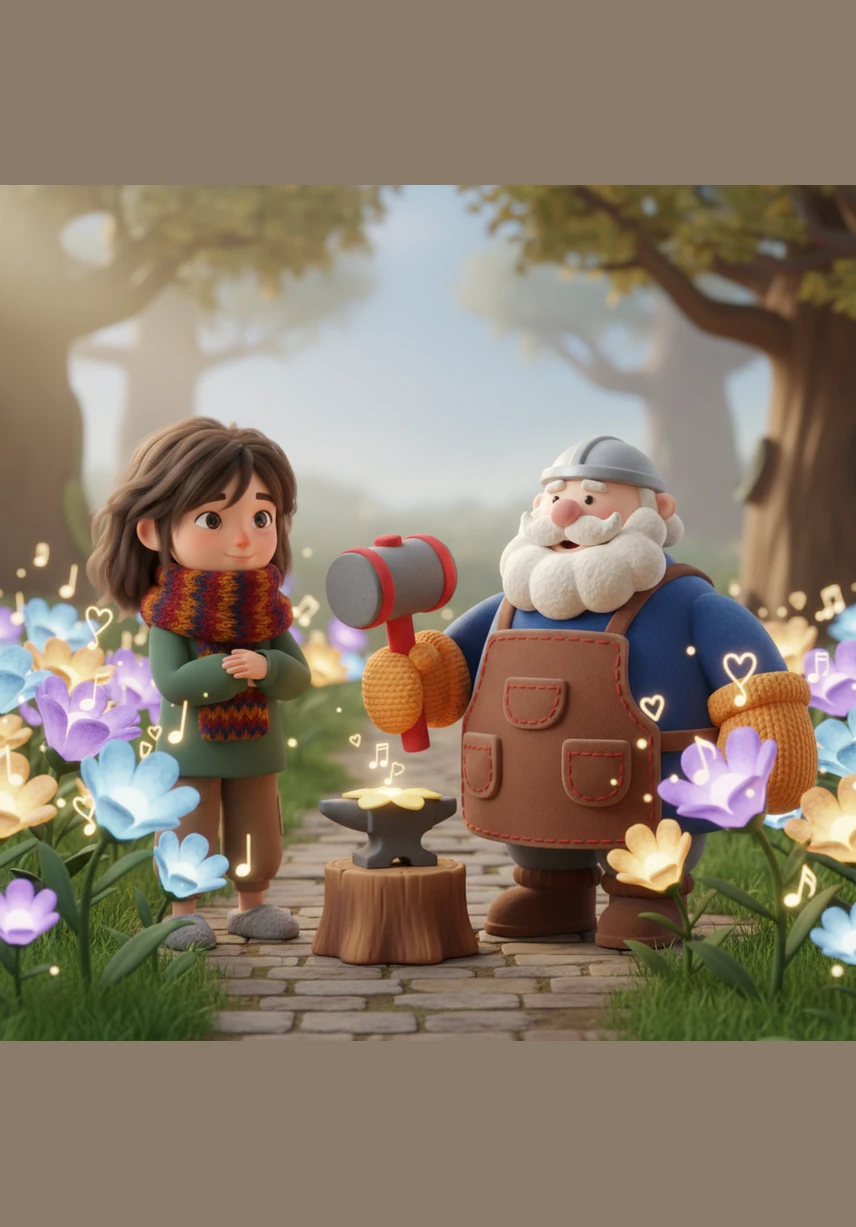 In the heart of Oakhaven, the morning air was filled with the sweet scent of melodies rather than rain. The Echo-Garden was a luminous meadow where extraordinary flowers grew not from sunshine, but from the magic of anonymous kindness.