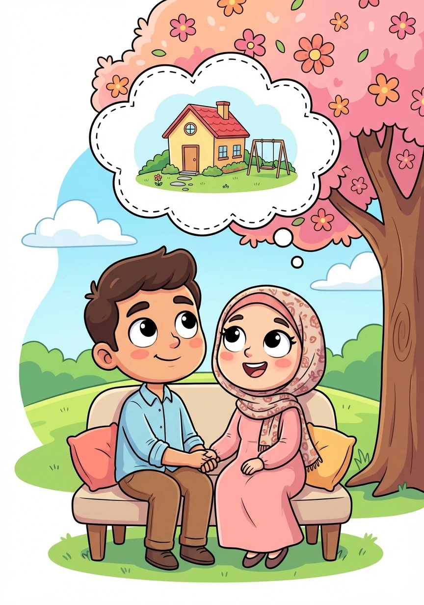 Their conversations evolve from casual chats to heartfelt confessions, and soon, Muhammed and Nour realize they are falling deeply in love. They dream of a future together.