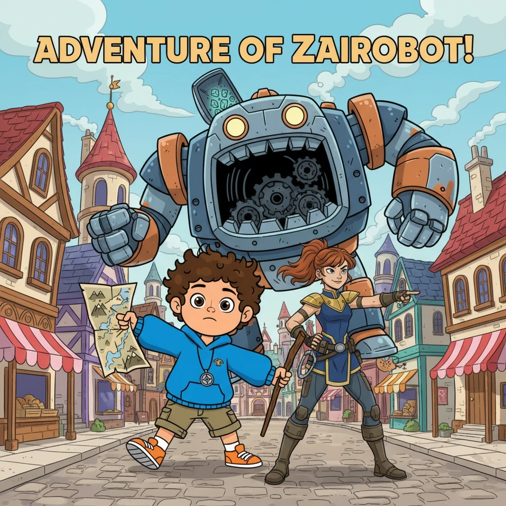 The City Heroes and the Hungry Robot - Adventure stories