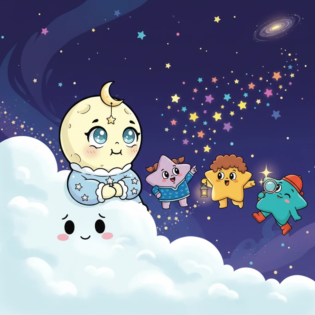 Milly Moon's Shy Night - fairy-tale