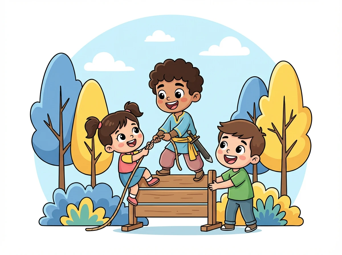 يبدأ الفريق رحلة التدريب والتأقلم على العمل كفريق واحد. يتعلمون كيفية الاعتماد على بعضهم البعض.