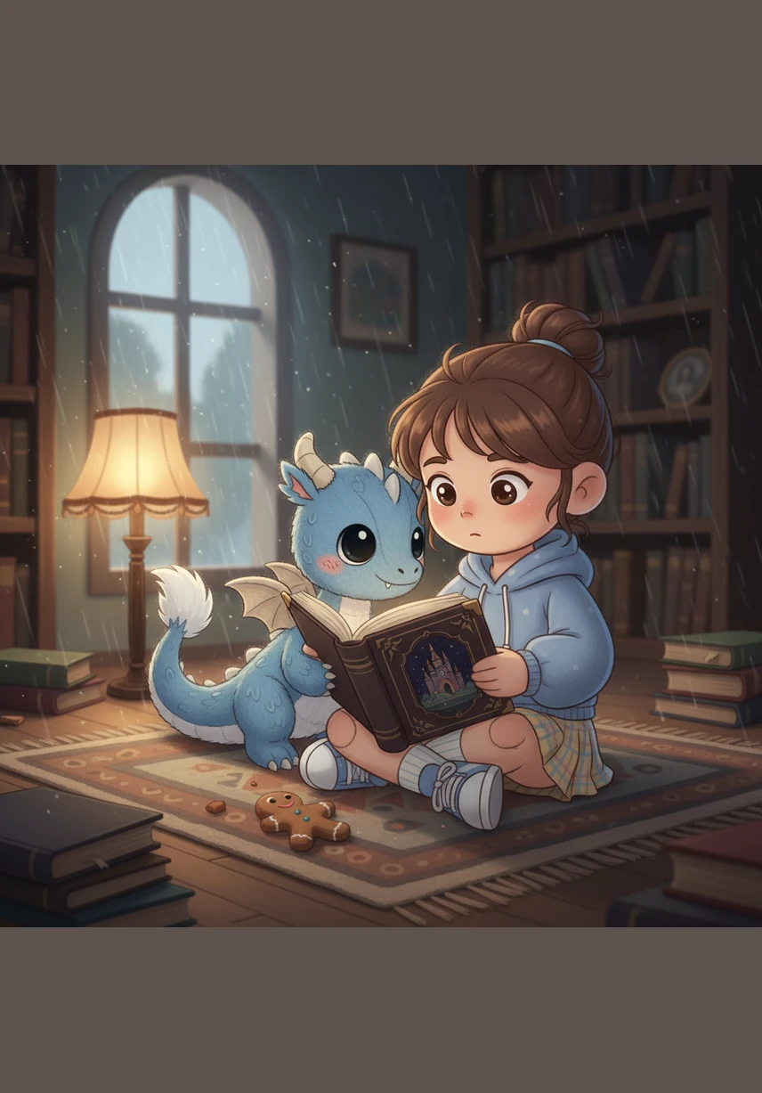 On a grey, rainy afternoon, a curious girl named Maya wandered into the library seeking a quiet place to think. Her eyes caught a peculiar glow coming from the very bottom shelf where an old, forgotten book rested under a blanket of dust.