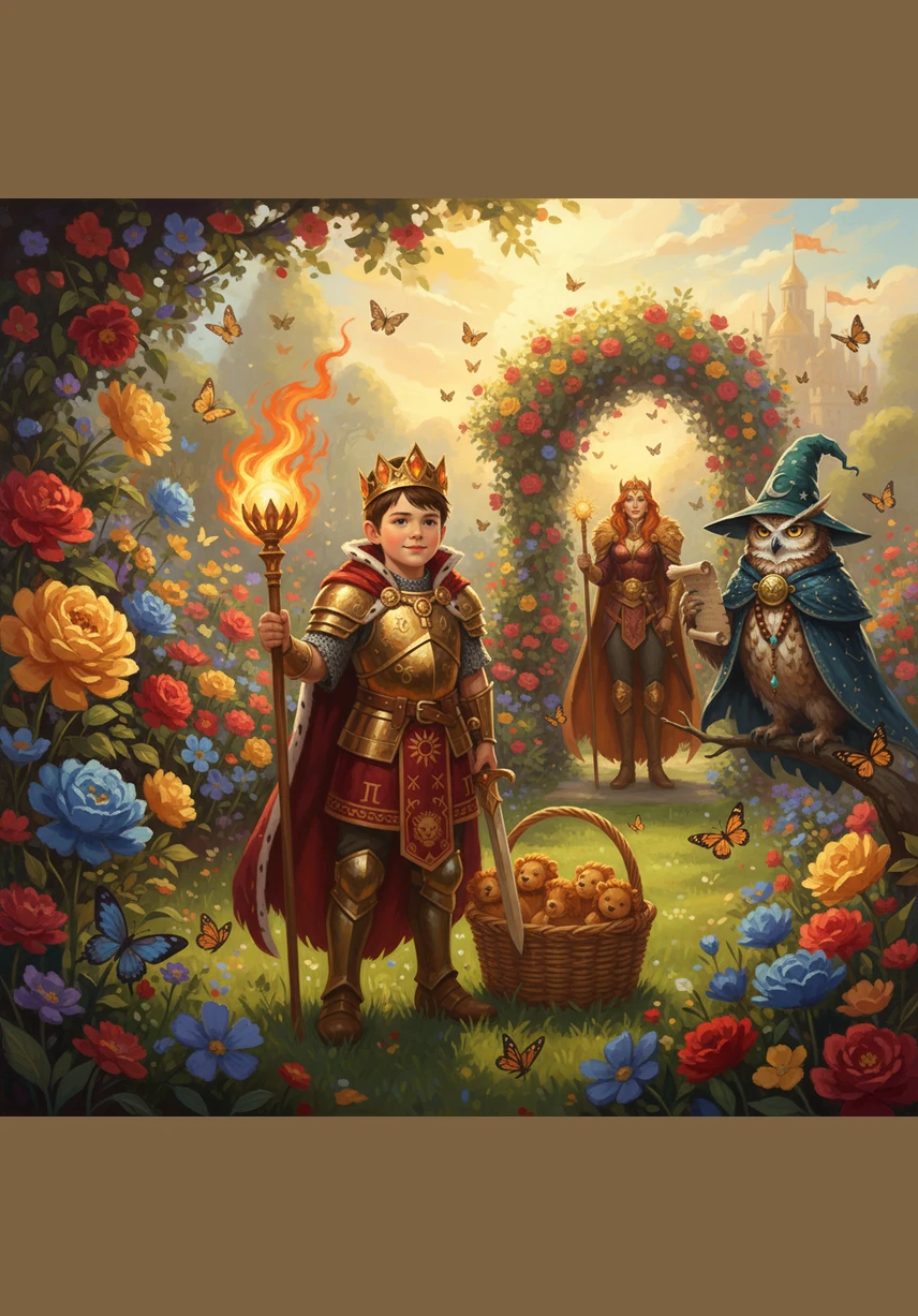 Day after day, Leo practiced his good habits until they became as natural as breathing. The garden transformed into a paradise of colorful blossoms, fluttering butterflies, and warm, golden sunlight. He no longer lost his toys, and he always felt ready for whatever the day might bring.