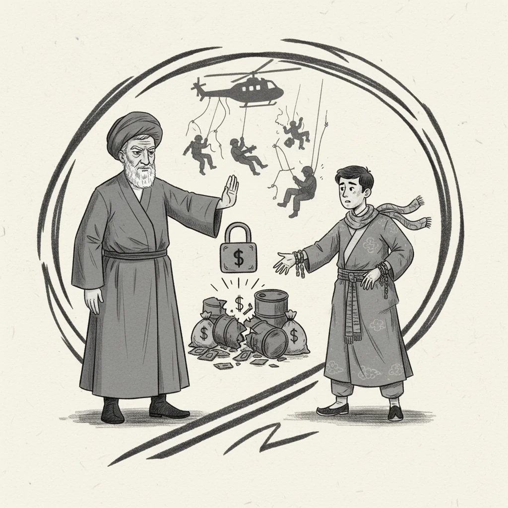 美国对伊朗实施了严厉的制裁，冻结了伊朗的大笔资金，并禁止购买伊朗的石油。美国甚至派特种部队试图营救人质，但行动失败，两国之间的仇恨越来越深。