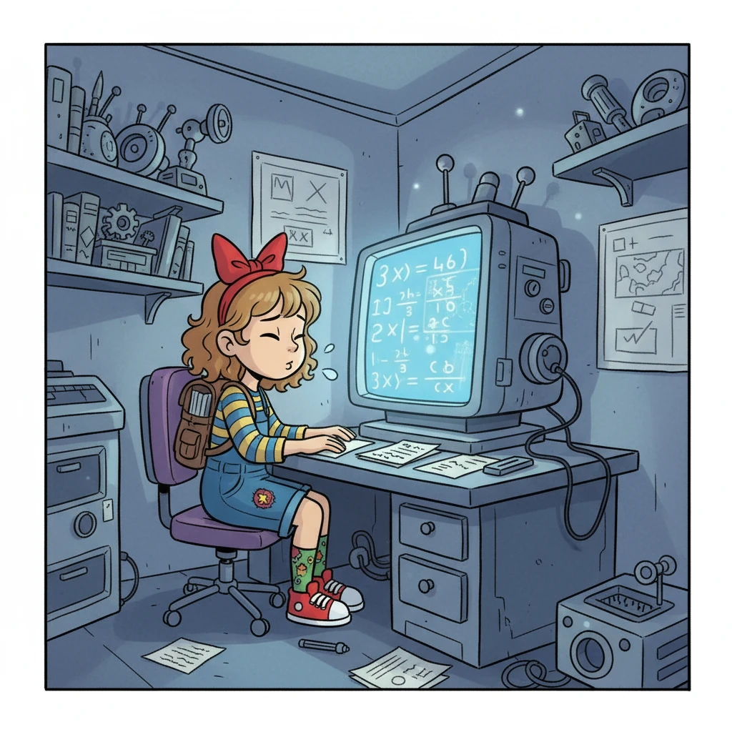 Margie sat at her desk, the screen of her mechanical teacher glowing. The lesson for the day was arithmetic, but her mind wandered. She sighed, remembering the test she'd just failed in geography. She hated school, especially the cold, impersonal lessons delivered by a machine.