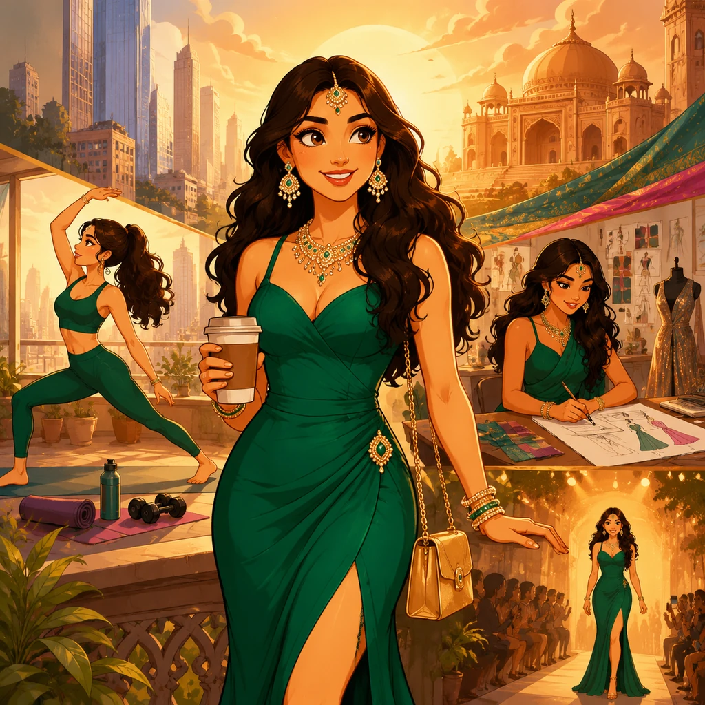 Ananya's Golden Glow: A Day in the Life - lifestyle