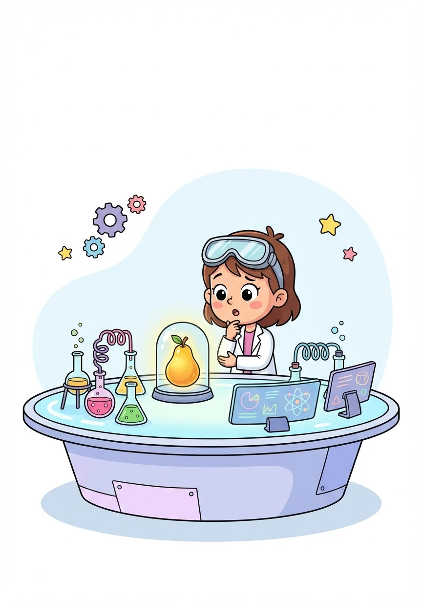 A golden fruit revealed Sparkle as a brilliant scientist, making groundbreaking discoveries but isolated from everyone she loved.