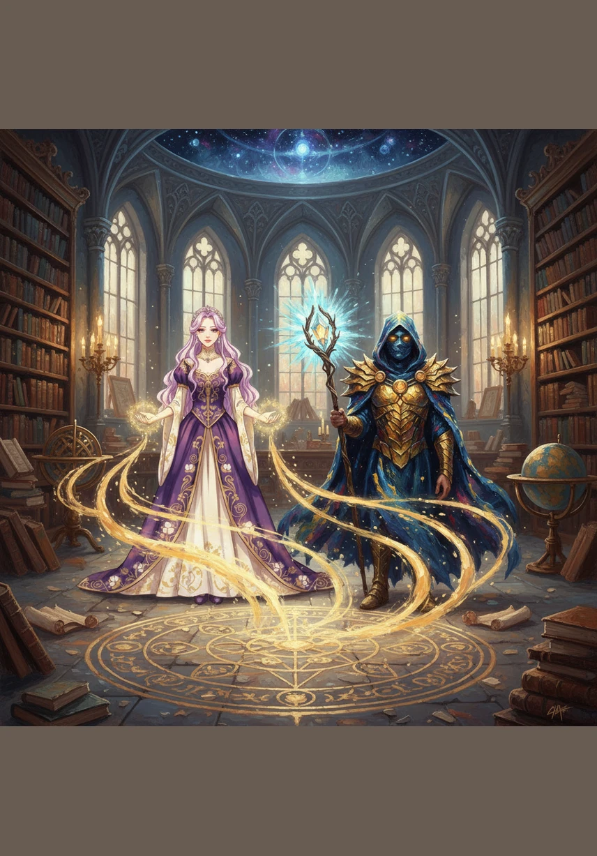 While exploring the deepest corners of the royal library, Seraphina discovered a hidden door concealed behind a heavy tapestry. Inside, a single book rested on a pedestal, its leather cover shimmering with a faint, ethereal blue light. As her fingers brushed the surface, the room began to hum with ancient, forgotten magic.