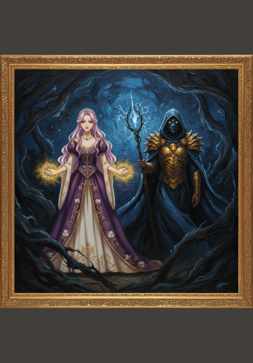 With Kaelen at her side, they joined hands, creating a brilliant explosion of light that tore through the encroaching shadows. The silver chains of the curse around Kaelen’s wrists shattered into a thousand sparkling fragments. Their combined strength was more powerful than any ancient magic, fueled by their growing love for one another.