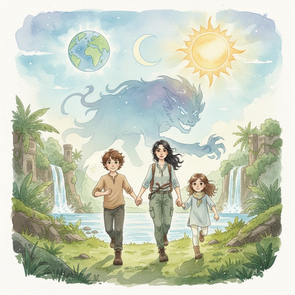 Rashmika's Day of Discovery: The Earth, Moon, and Sun Dance