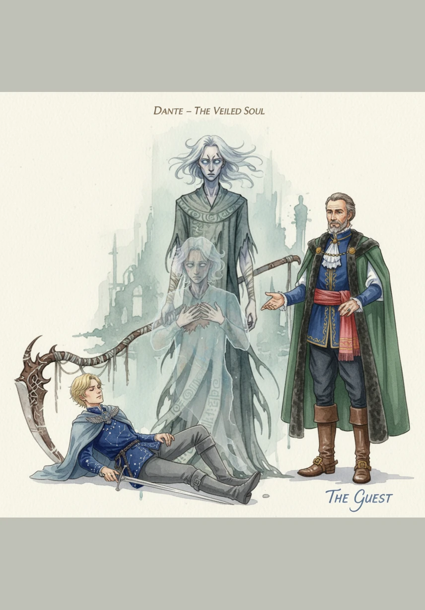 Memories of his childhood flooded back, bringing the scent of ash and the sting of old tears from the day poison took his own family. It was this very master who had rescued him from that ruin, giving him a name and a second life. Now, Dante faced a cruel irony: to remain loyal, he would have to allow the same tragedy to befall another.