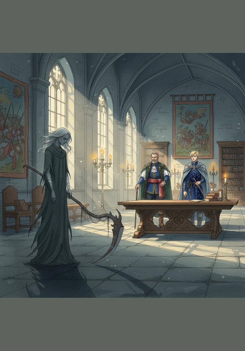 From across the room, Dante watched the intended victim, a young man who laughed with genuine warmth and raised his glass in a toast. The guest looked innocent, perhaps a father himself, reminding Dante of the life he had lost so many years ago. Every step toward the high table felt like walking through leaden water as his conscience warred with his debt.