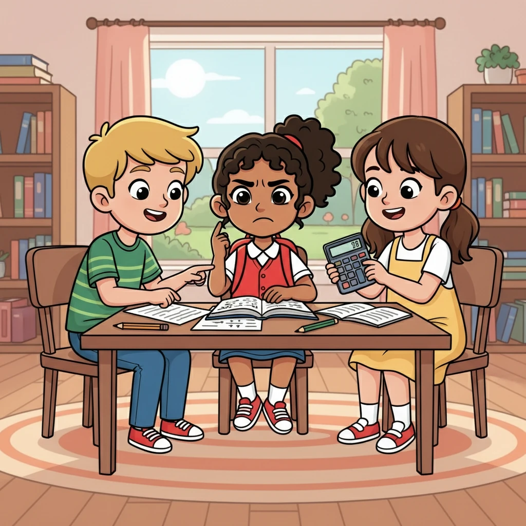 One day, Nasyila faced a challenge when she struggled with a difficult math problem. Rina and Budi offered their help, working together to find the solution. Nasyila realized the power of friendship and the joy of helping one another.