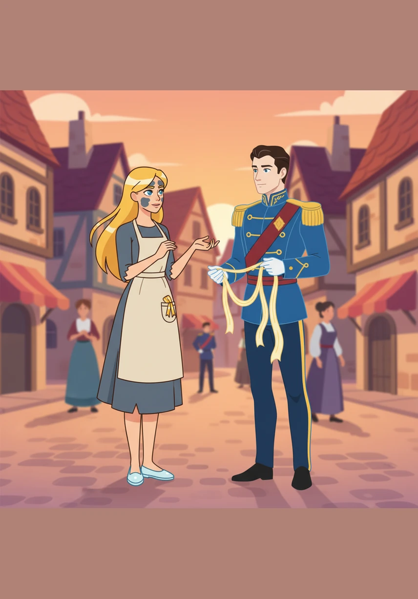 The Prince traveled through the kingdom, carrying the silk ribbon and asking every young woman about the dreams they held for the future. He wasn't looking for a foot that fit a shoe, but for the brilliant soul that matched the girl he had met at the ball.