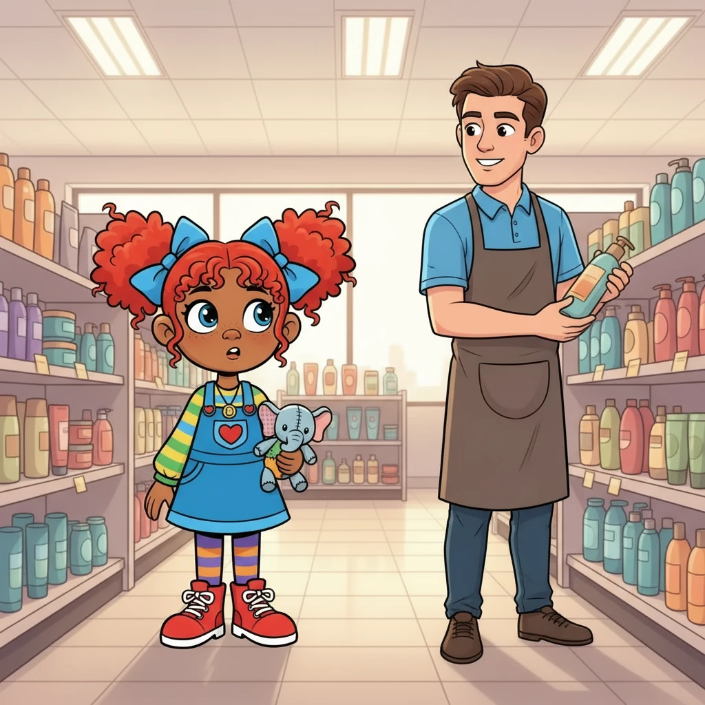 Across the brightly lit store, Max, a kind-eyed, handsome man with a warm smile, was stocking shelves. He caught Aviance’s eye as she browsed the skincare section, and a genuine smile spread across his face. He found himself drawn to her confident grace and the way she lit up the room.