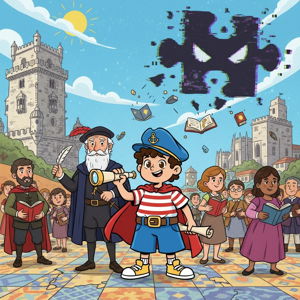 No século XXI, Vasco e Camões enfrentam uma ameaça moderna: a destruição da cultura portuguesa. Eles viajam por Portugal, revivendo momentos históricos e encontrando aliados improváveis.