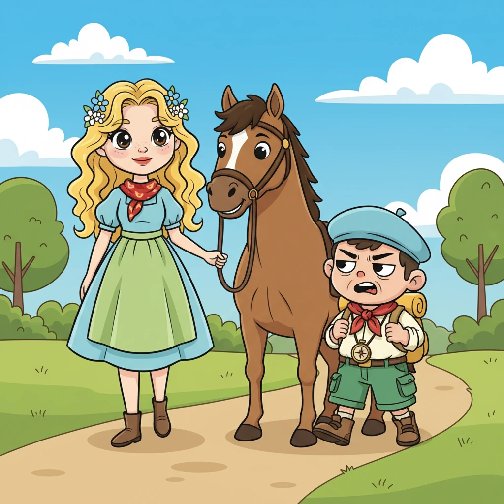 Lan, grand et calme, marchait à côté de son cheval, tandis que Bukama, son vieux compagnon, grommelait à ses côtés. Bukama, avec son visage buriné et son perpétuel froncement de sourcils, trouvait toujours quelque chose à redire, même si ses mots étaient souvent plus amusants qu'énervants.