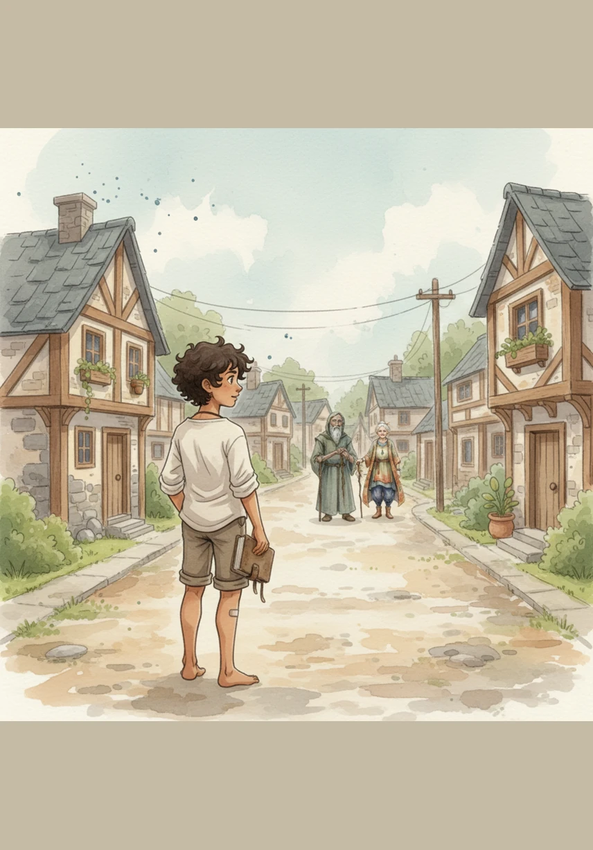 As Ayaan walked away, he looked around the empty street and felt a strange sense of disappointment. He had helped someone in need, but the village was quiet, and no one else had been there to witness his act of service.