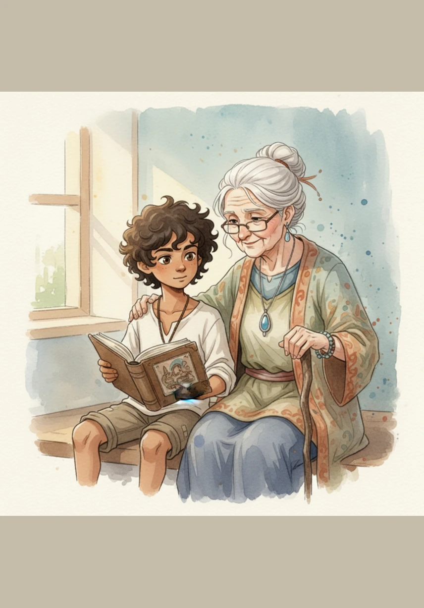 His grandmother smiled softly, her eyes twinkling with wisdom as she pulled him into a warm embrace. She told him that while helping others is always beautiful, the most precious and sincere deeds are the ones known only to Allah.