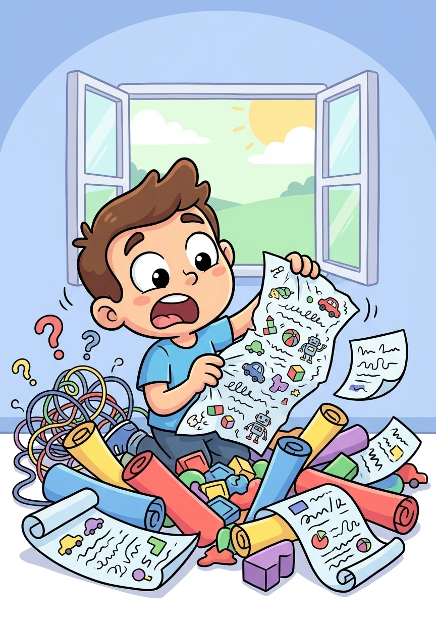 First, he needed a CSV file. He found one filled with jumbled information about his favorite toys – a truly chaotic mess!