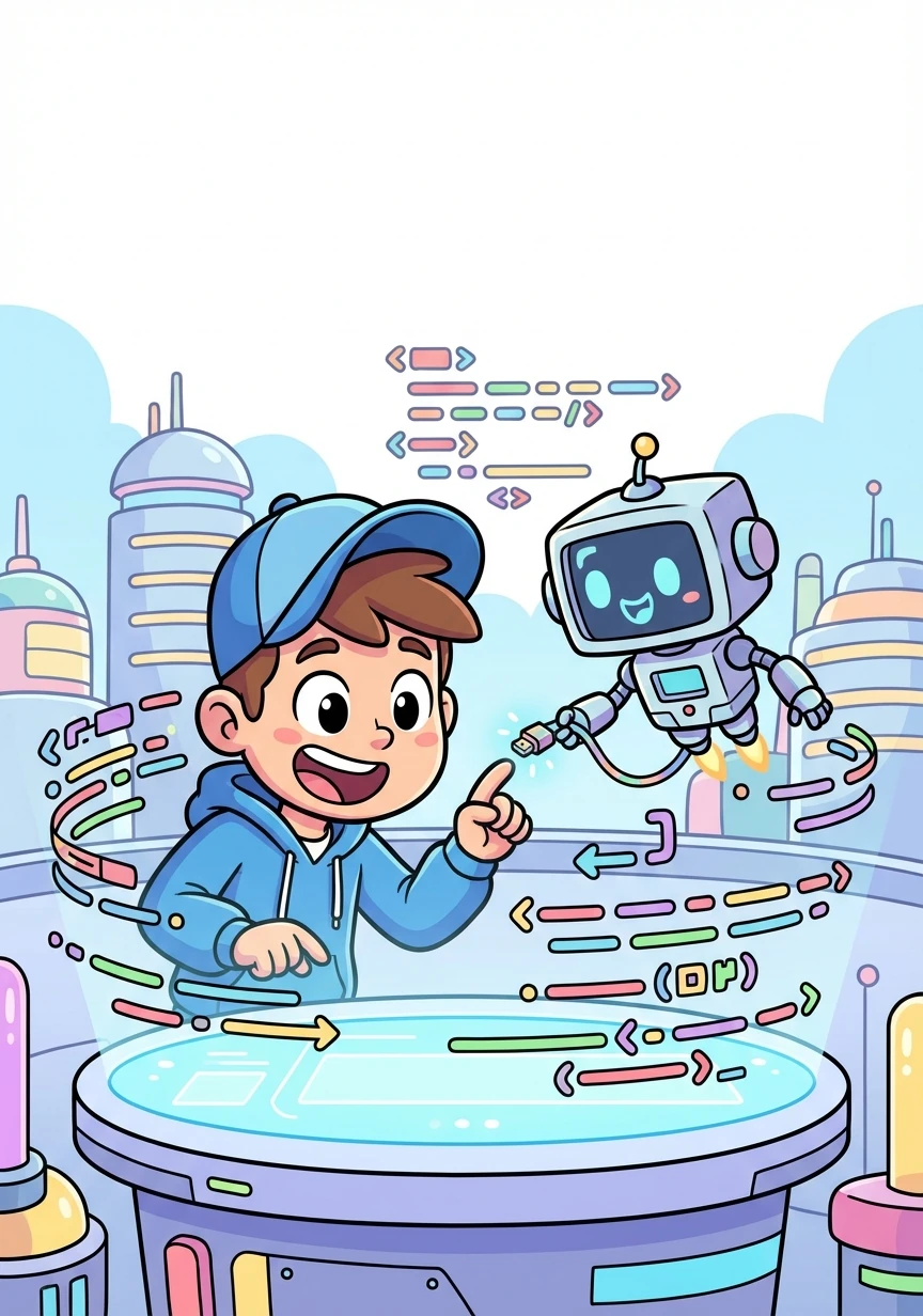 Pixel arrived, whirring and beeping, and quickly identified the solution. They worked together, adding new code.