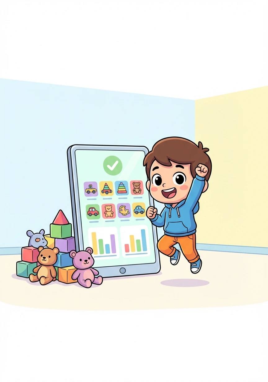 Success! The app worked perfectly, cleaning the CSV file in seconds. Dan's toy data was now organized and easy to read.