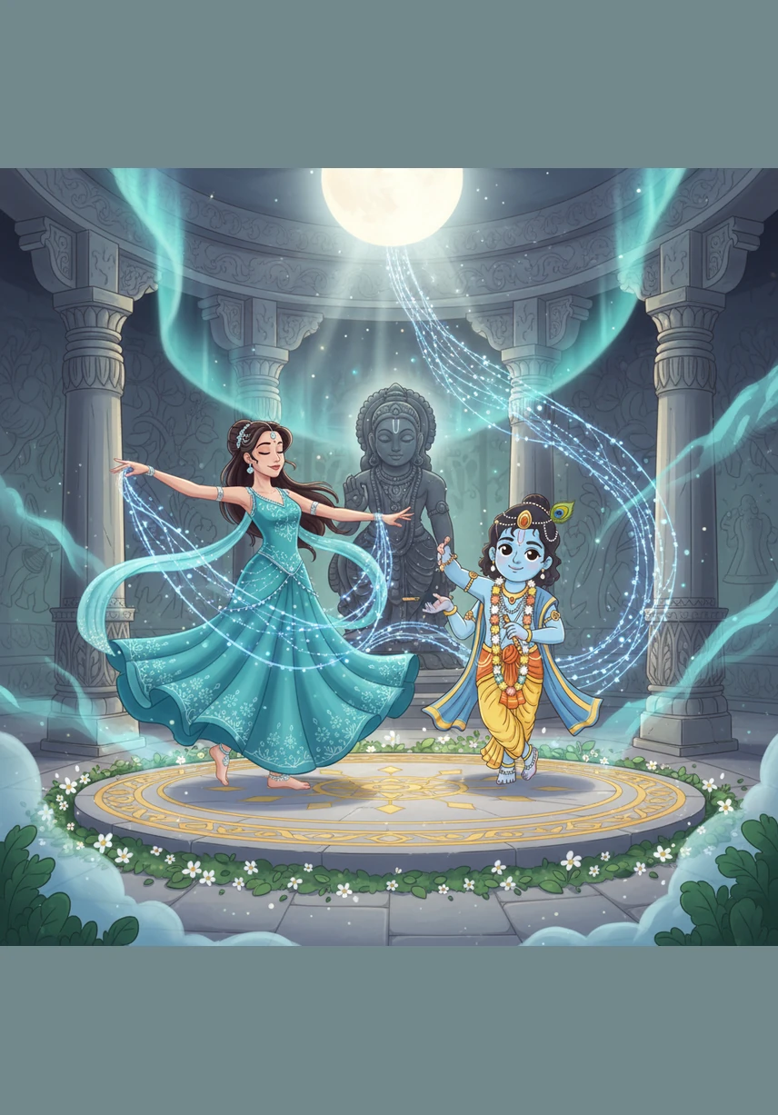 अपनी आध्यात्मिक यात्रा के अंतिम पड़ाव में मीरा द्वारका पहुँचीं, जहाँ वे रणछोड़ जी के मंदिर में दिन-रात कीर्तन करने लगीं। उनकी आत्मा अब पूरी तरह से अपने प्रियतम परमात्मा में विलीन होने के लिए व्याकुल हो उठी थी।