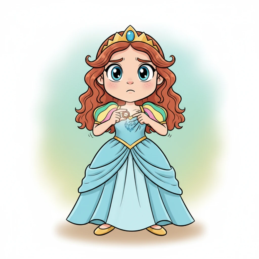 With trembling hands, Boknyeo slowly reaches into the folds of her clothes and pulls out a small, worn copper ring. It's a simple, humble piece, but its sentimental value is immeasurable. She reluctantly extends her hand, offering the ring as if it were a piece of her soul.