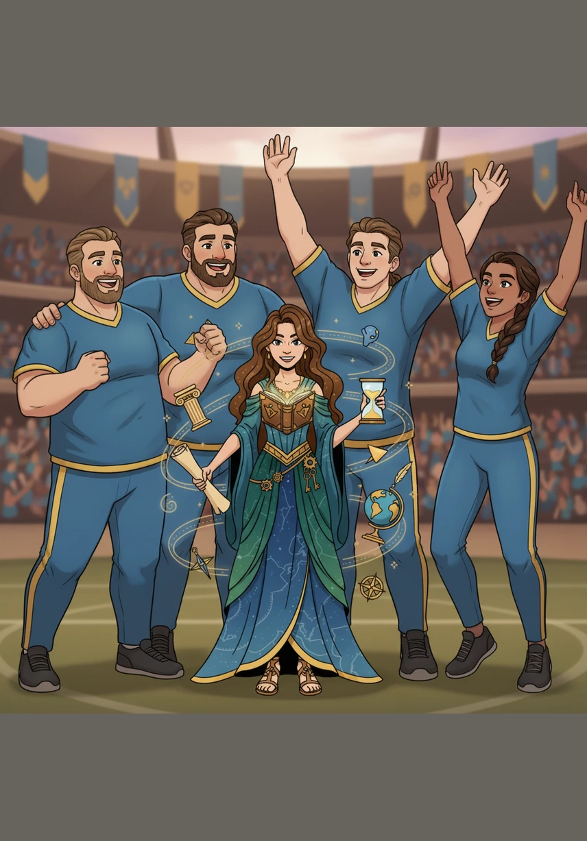 Her new teammates cheered her on, celebrating her presence and the unique energy she brought to the team regardless of her size. They welcomed her with open arms, showing her that the spirit of the game was about passion, not just physical form.