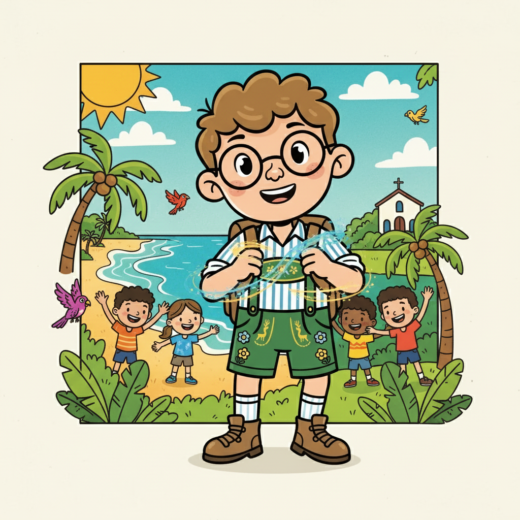 Antes de partir, Klaus prometeu voltar à Bahia. Ele carregava consigo lembranças de praias paradisíacas, amigos queridos e a certeza de que a aventura o transformou. Klaus levou consigo a magia da Bahia em seu coração, guardando-a para sempre.