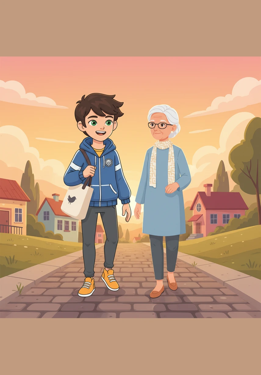 As the sun sets in shades of orange and pink, Leo walks home with a light step and a happy heart. He has learned that being honest is the most important treasure of all, and it is a secret he will carry forever.