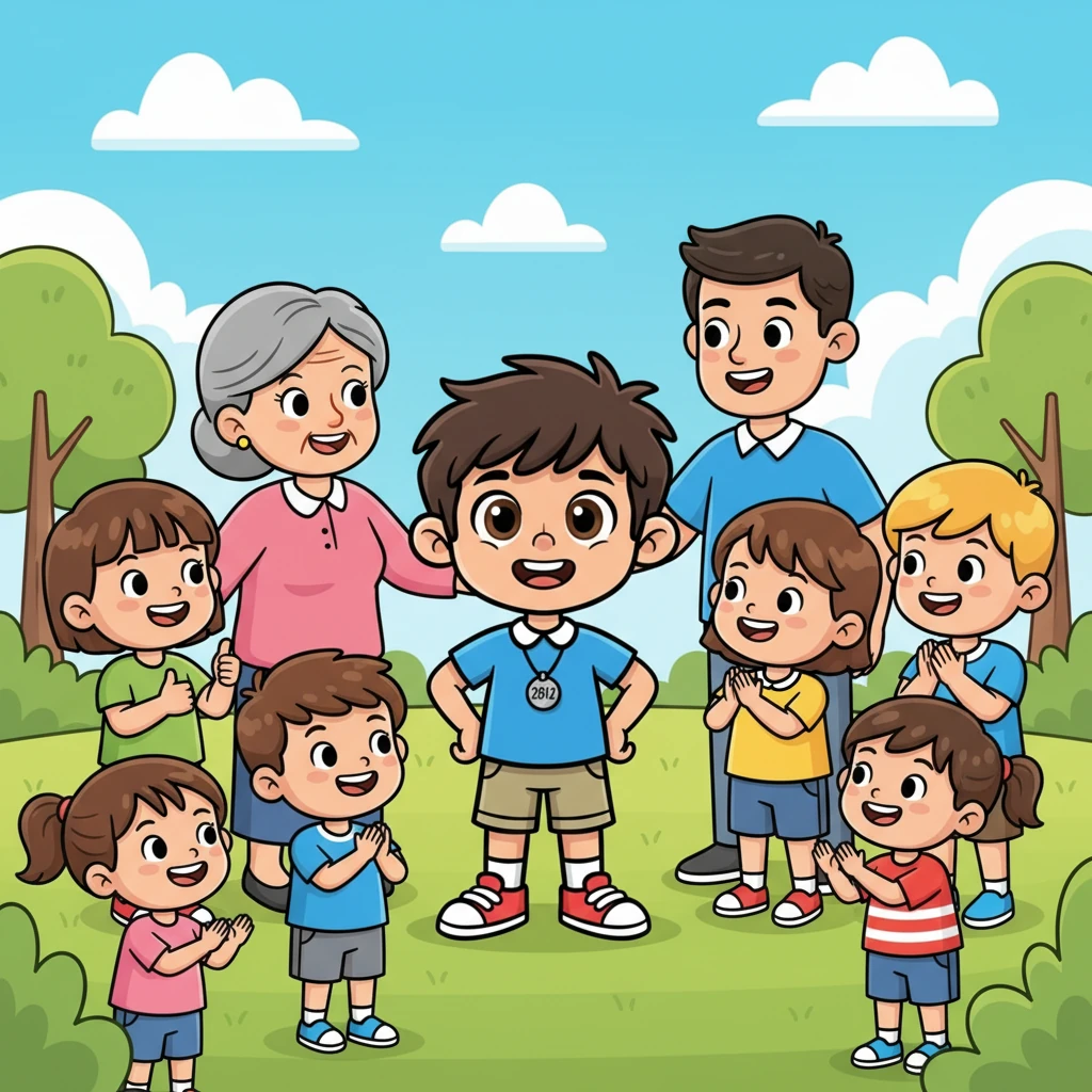 The feedback is wonderful! Mayo beams as his friends and family praise his hard work and clever ideas, offering encouraging words. He feels a surge of confidence, knowing that even small steps can lead to big achievements. His digital dreams feel closer than ever.