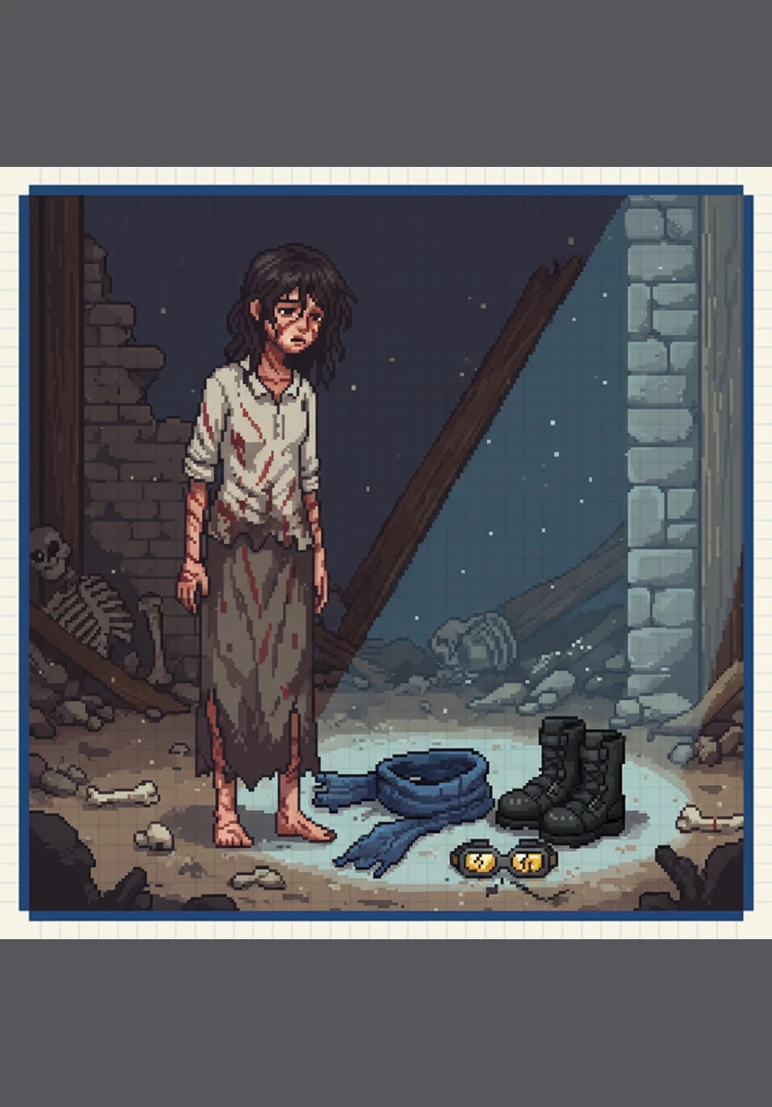 The interior of the shop is a disaster, with glass shards littering the floor and Kiara’s books scattered like fallen leaves. Aizawa finds a charred piece of fabric on the floor, his eyes narrowing as he realizes the League of Villains has struck.