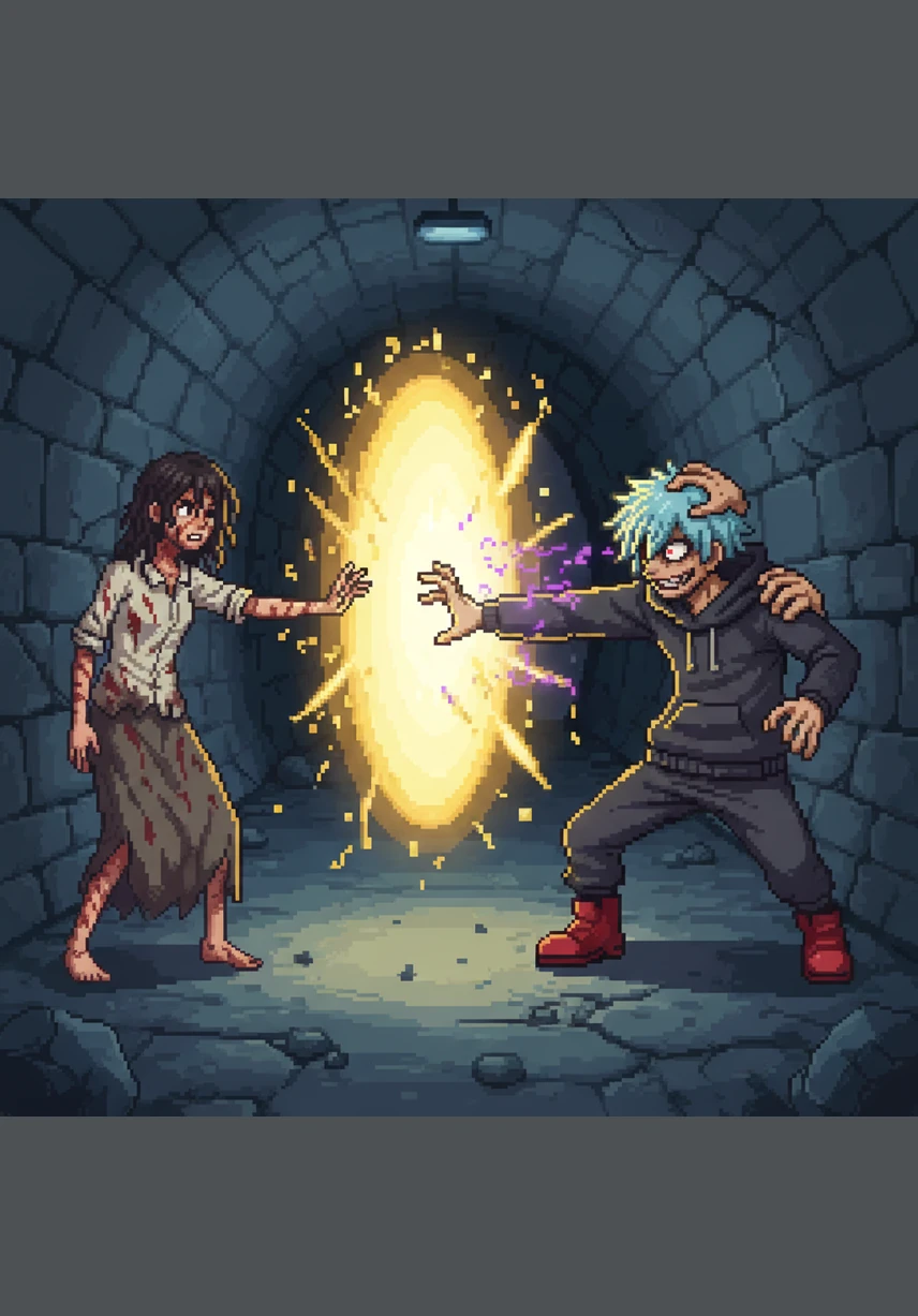 Midoriya pushes past the doctor, Kyudai Garaki, and the massive Gigantomachia, his body crackling with green energy. He reaches the heavy steel door where Kiara is kept, his heart pounding with the hope of a successful rescue.