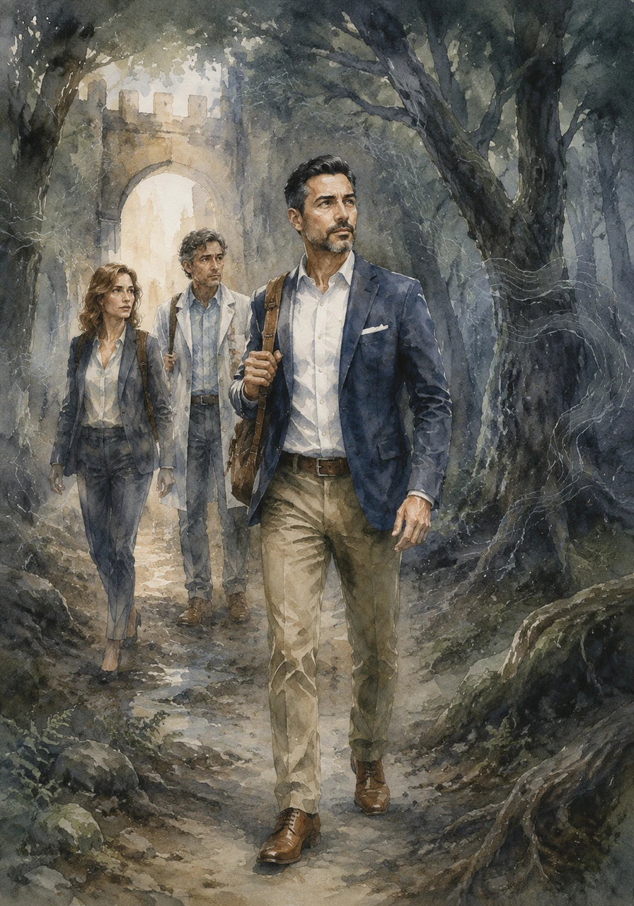 Driven by a newfound hope, Elias ventured beyond the city walls into the Whispering Woods, where the air hummed with a low, chaotic static that mirrored his own distracted thoughts. He knew he had to find the source of the true harmony to clear the mental static that had plagued his people for generations.