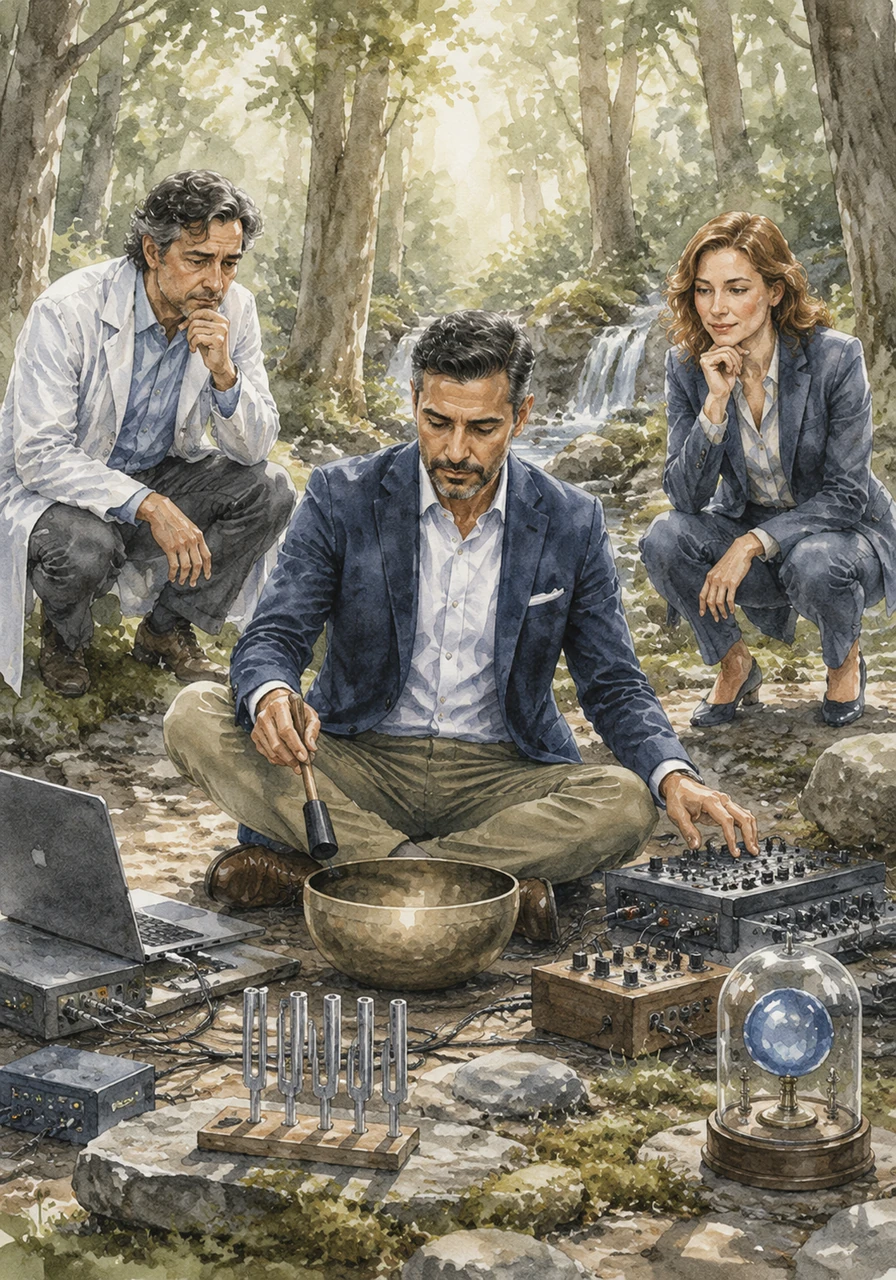Elias sat in the center of the grove and began to experiment with sound, seeking the elusive Gamma frequency mentioned in the ancient scrolls. He understood now that the mind required more than just rest; it needed a specific vibration to unlock its natural healing power and mental sharpness.