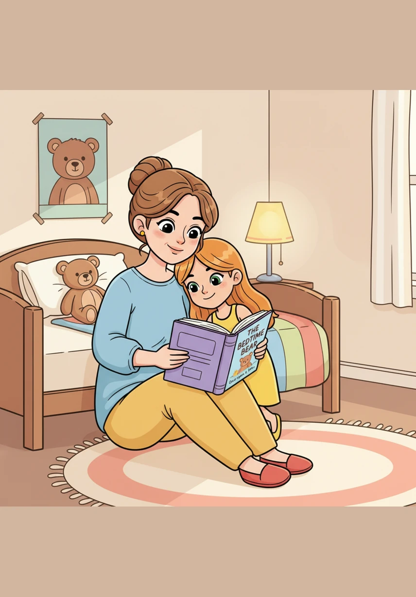 Mom explained that inside Lily was a beautiful Sparkle Castle that needed a special cleaning crew to visit every day. When we eat and drink, our body keeps the best parts to make us strong, but the cleaning crew needs to take the rest away to keep the castle shining bright.