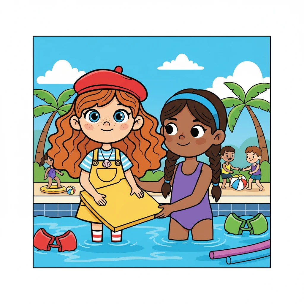 La première fois qu'elles s'étaient rencontrées, Nejoua ne savait pas nager. Élodie l'avait encouragée et aidée, et depuis, une amitié extraordinaire était née. Elles avaient beaucoup à partager, malgré leurs mondes différents.