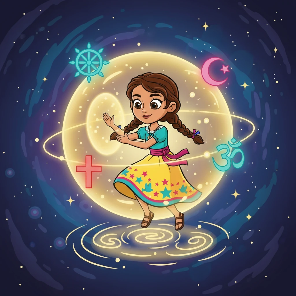 Sofía también exploró el enfoque doctrinal de las religiones, estudiando sus sistemas de creencias y teologías. Comprendió cómo cada religión estructura su comprensión de Dios y el universo, ofreciendo respuestas a las preguntas fundamentales de la vida.